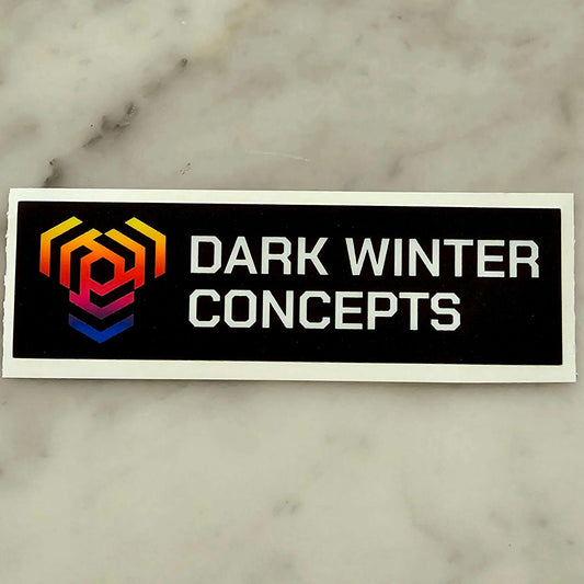 Dark Winter Concepts Synth Logo Sticker