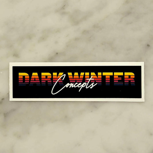Dark Winter Vibes Sticker