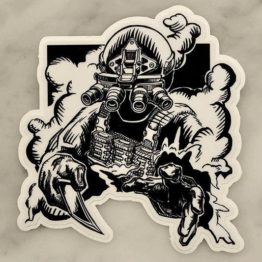 Tactical Forager Cutout Sticker