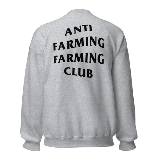 Anti-Farming Farming Club Crewneck - Light